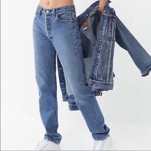 Levi’s 501’s Medium Wash Button Fly Denim Jeans SKINNY FIT